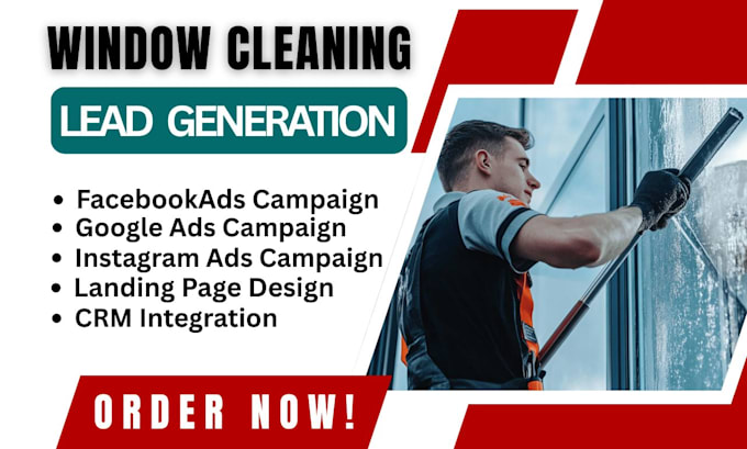 window cleaning lead, window cleaning facebook ads, google ads, video ads
