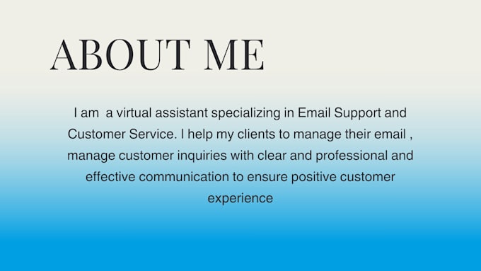 be your email support