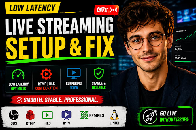 fix buffering and setup low latency rtmp hls live streaming server