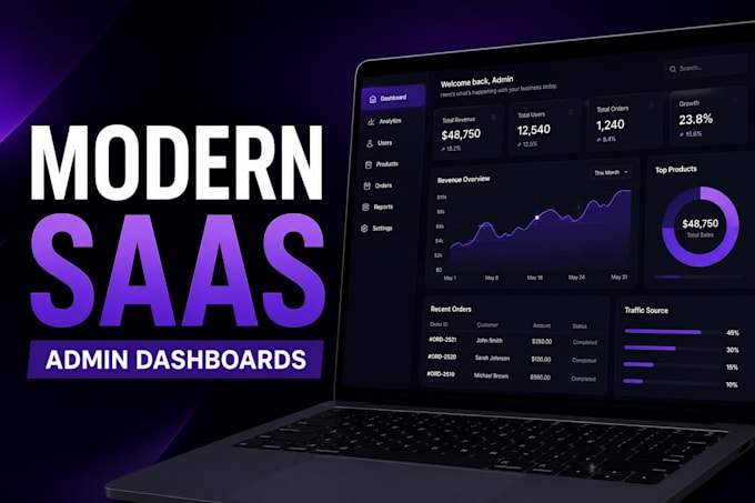 build modern saas web applications and dashboards