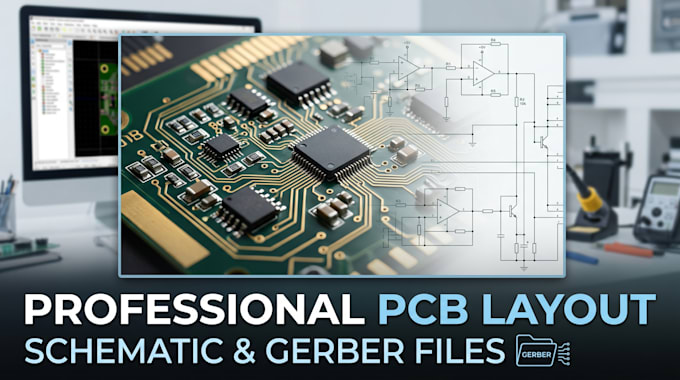 Design professional pcb layout schematic and gerber files for your ...