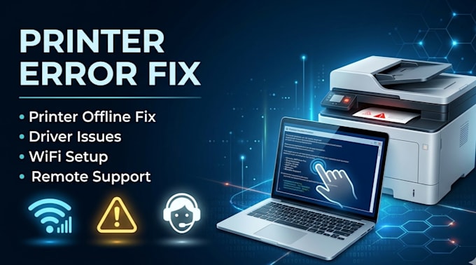 fix printer errors remotely