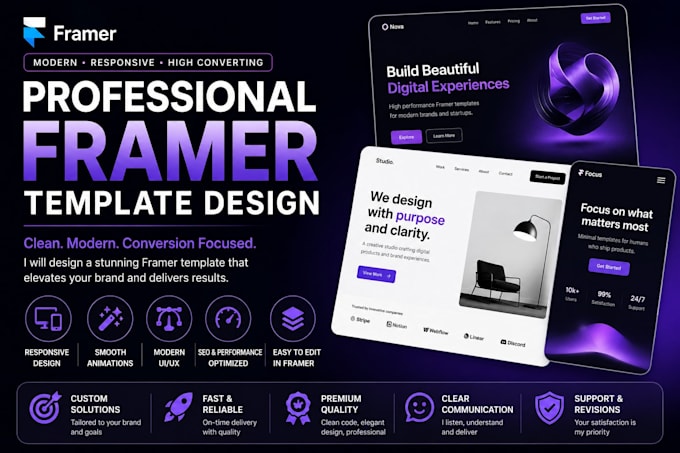 framer template landing pages framer website design framer expert for startups
