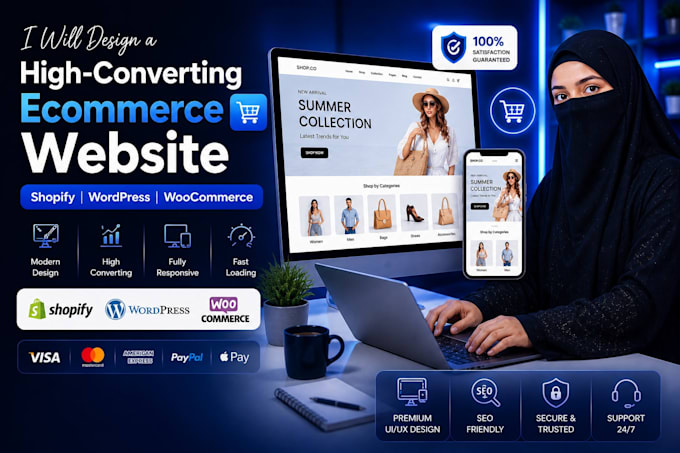develop a professional woocommerce store in wordpress