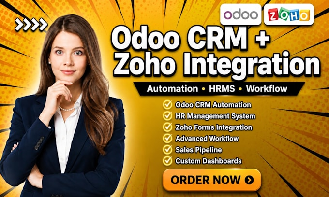 build odoo crm automation hr management zoho forms workflow integration