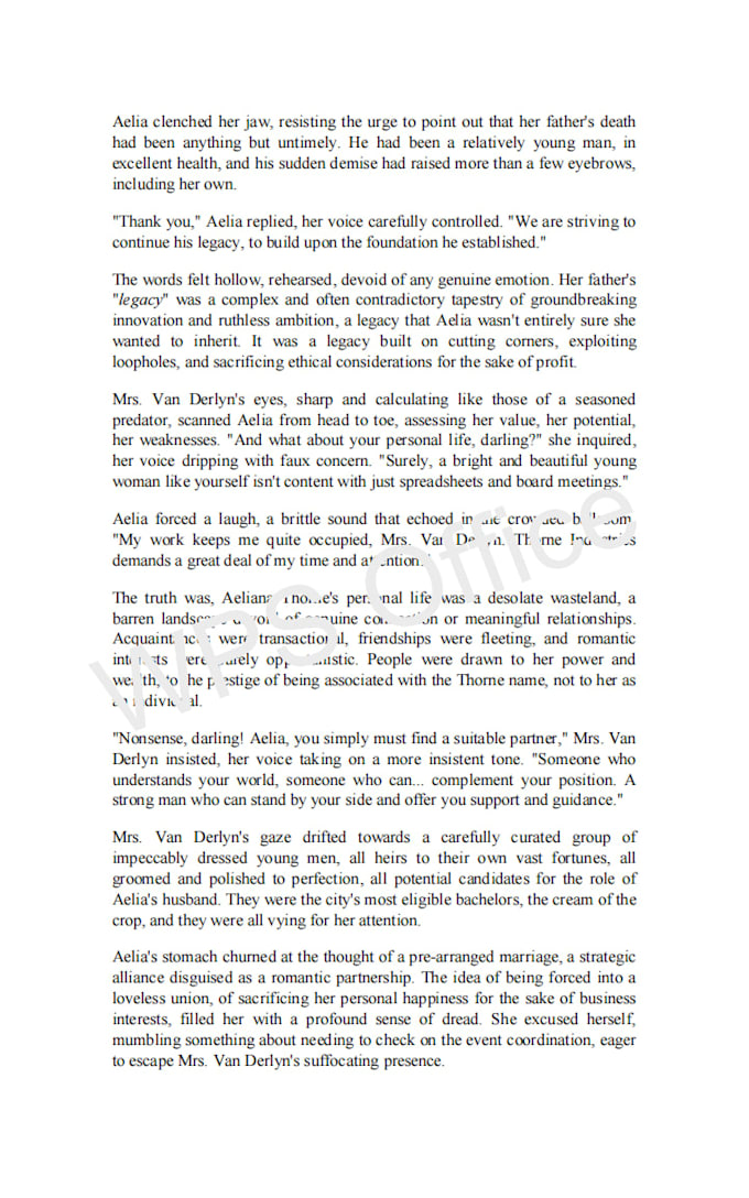 ghostwrite short stories and a novel