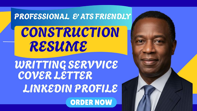 write ats friendly construction, tech, engineering and executive resumes