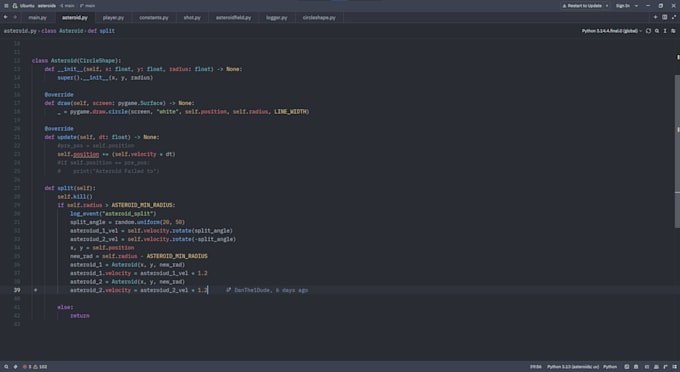 program a python script for you