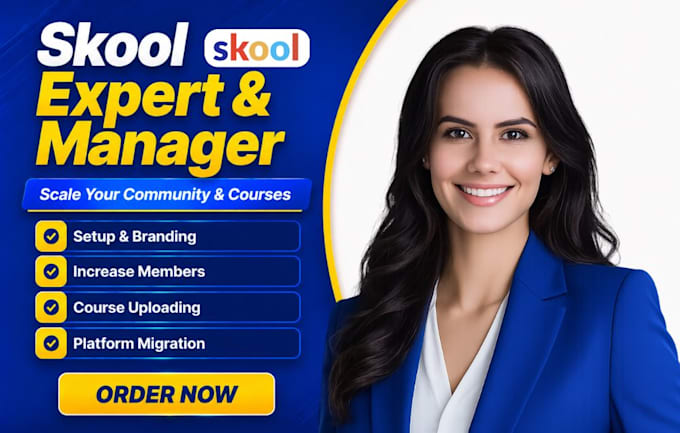 setup skool community, increase skool community members, skool manager kajabi