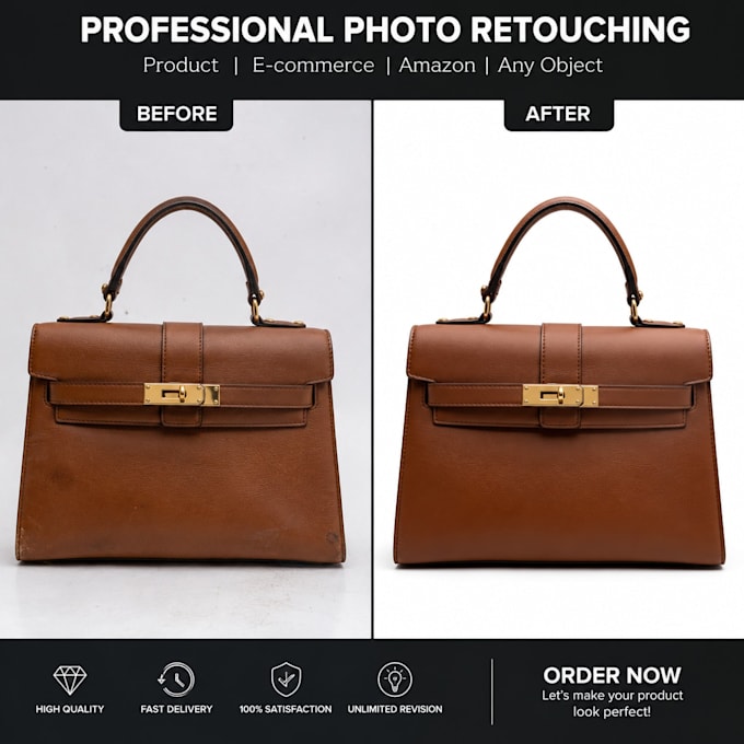 edit and retouch your product photos