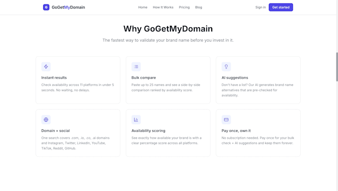 build landing pages for your website
