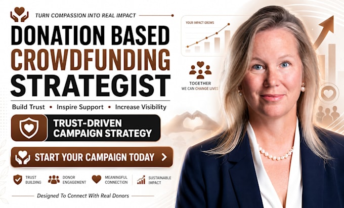 create a donation based crowdfunding campaign that inspires support
