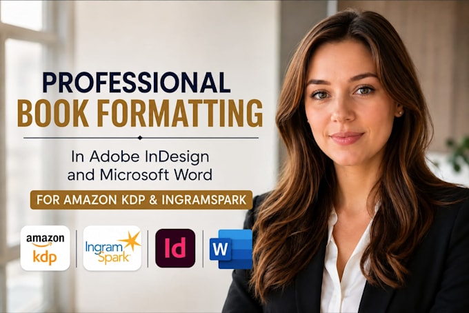 paperback book interior design, KDP book formatting and ingramspark publishing