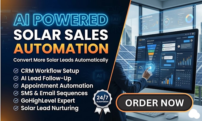 create ai powered solar sales and appointment automation systems