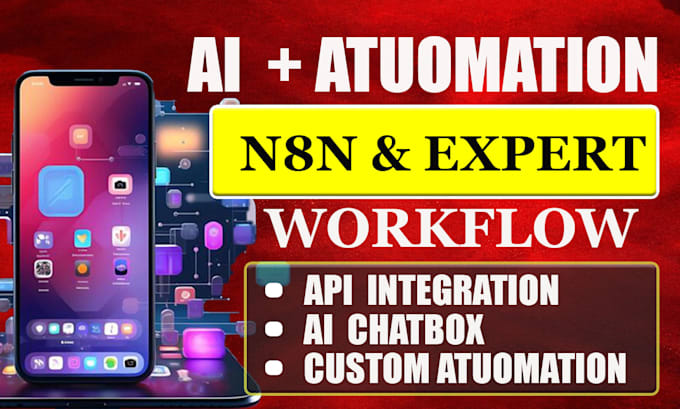 develop n8n workflow, n8n ai agent, ai automation, workflow automation