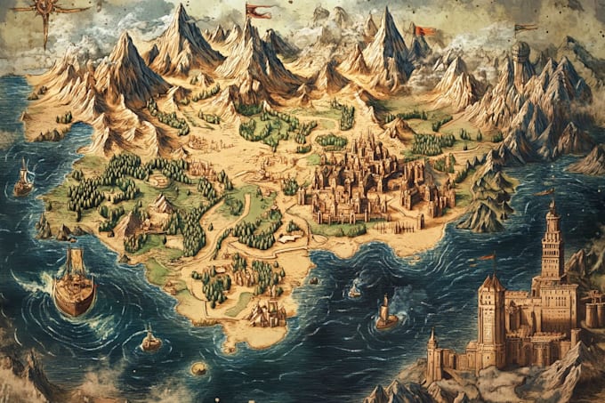 fantasy map for your novel
