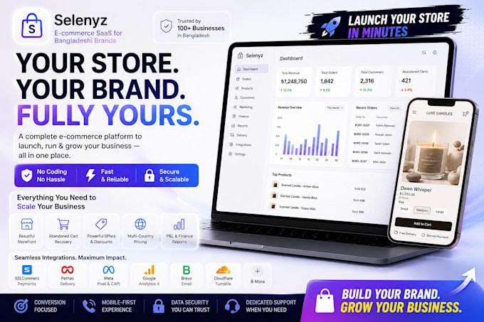 build you a custom e commerce store