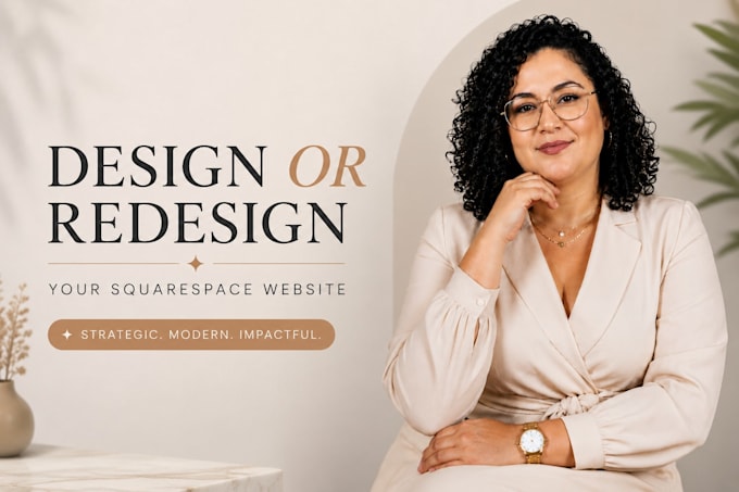 build squarespace website design or redesign squarespace website development