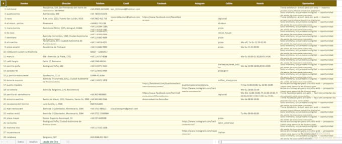scrape local business data with lead scoring, analytics