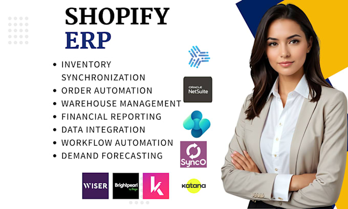 setup shopify erp nabu netsuite microsoft dynamics katana odoosynco brightpearl