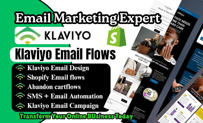 setup ecommerce klaviyo email marketing flows for shopify email automation