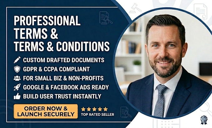 write professional terms and conditions and service agreements