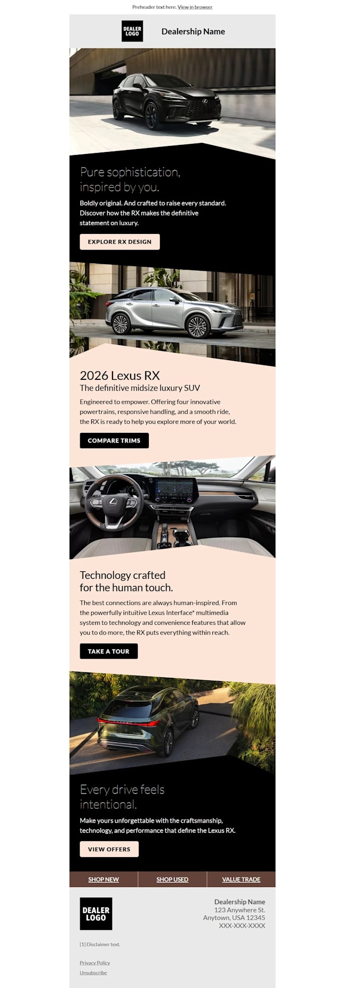 design a fully responsive email template or newsletter