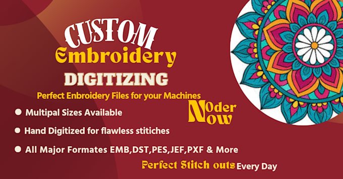 embroidery digitizing for you