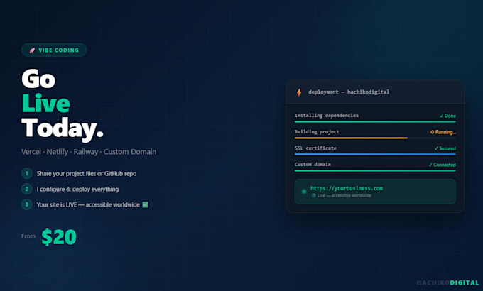 fix, debug, and finish your vibe coded project