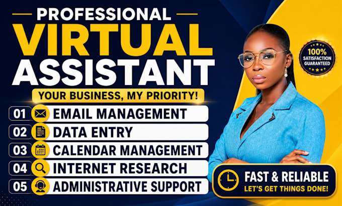 be your personal virtual assistant, creative assistant, administrative VA