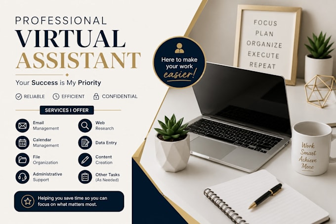 be your professional virtual assistant for daily tasks