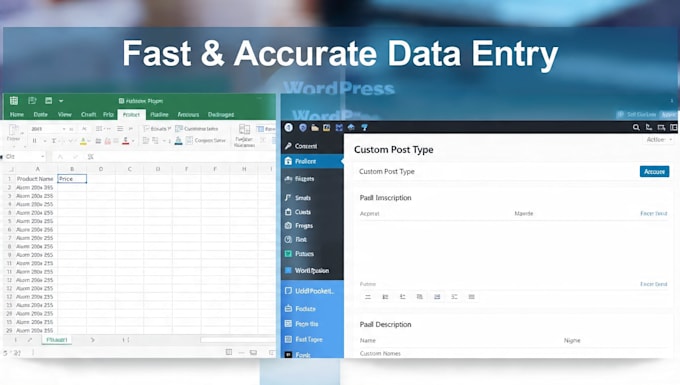 fast and accurate wordpress data entry
