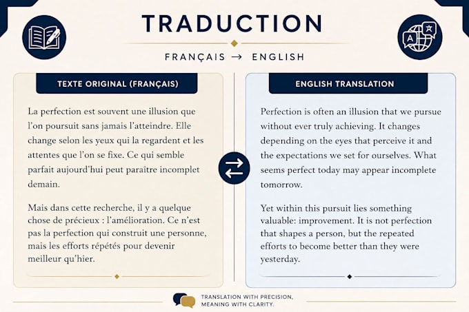 translate french and english documents