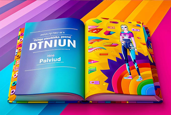 design a colorful book cover