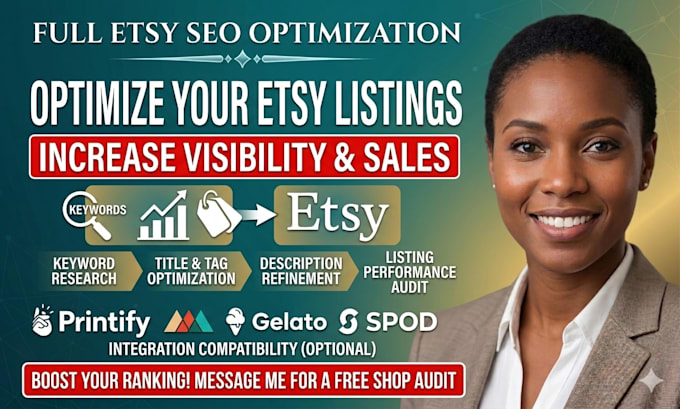 optimise your etsy listings with SEO to increase your shop visibility