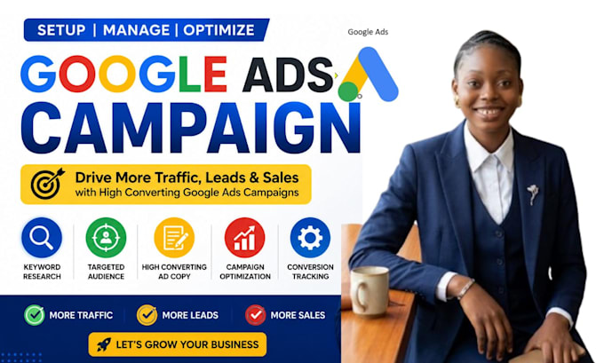 setup, manage, and optimize google ads campaigns professionally
