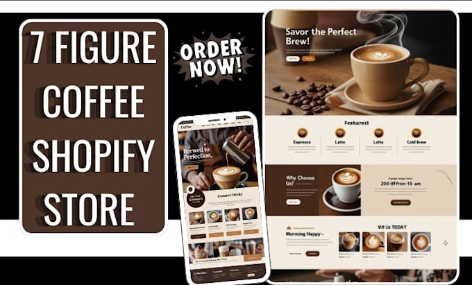 build private label coffee website branded beverages cafe store cafe tea website