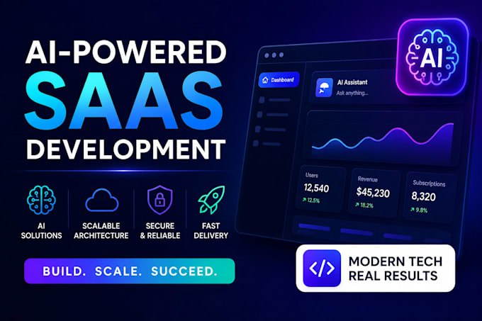 develop ai saas web app using react nodejs and openai