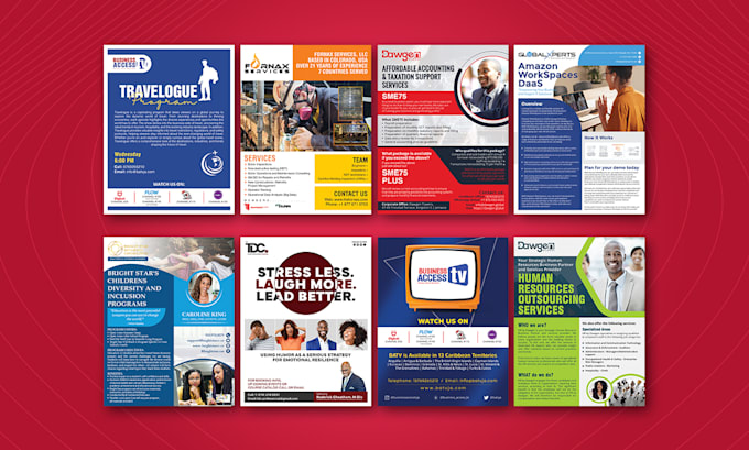 create a flyer design for your business