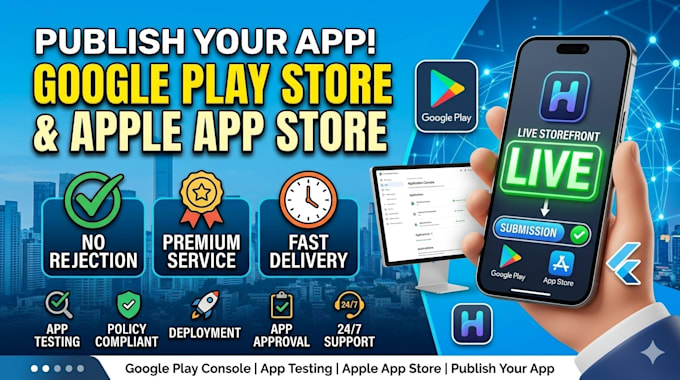 fix your rejected android app and publish it on google play store fast