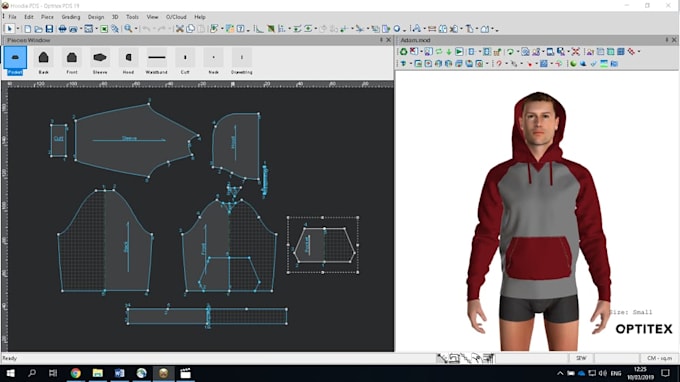 make sewing pattern and grading for any garments