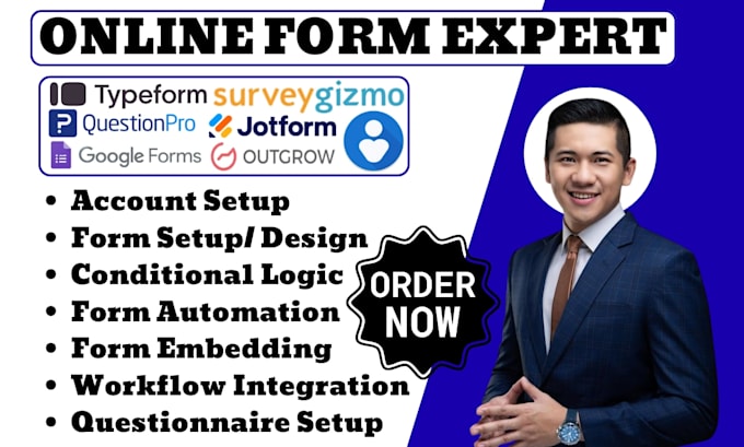 do google forms typeform questionpro surveyheart outgrow surveygizmo integration