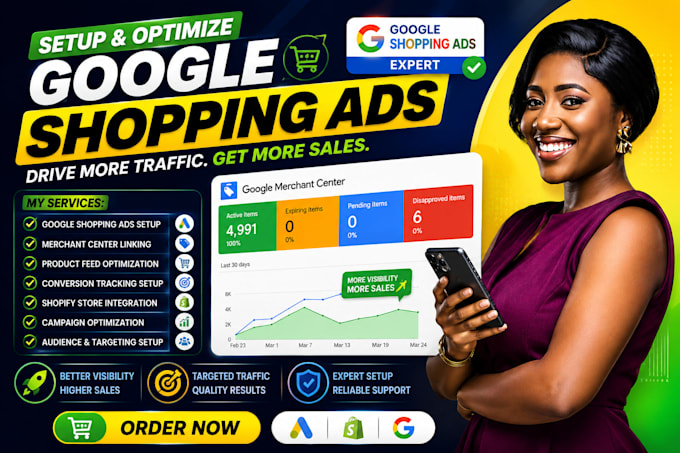 setup and optimize google merchant center for shopify