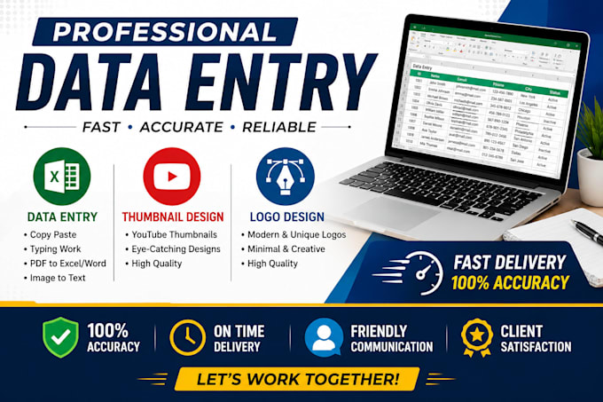 design thumbnails,  and do data entry