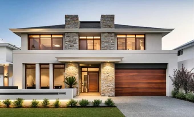 create stunning exterior design for house and office