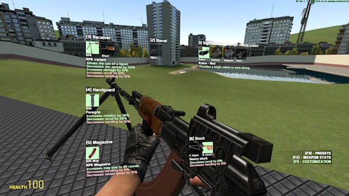 create custom gmod map playermodel and weapon for garrys mod