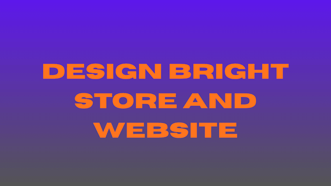 create and design bright website