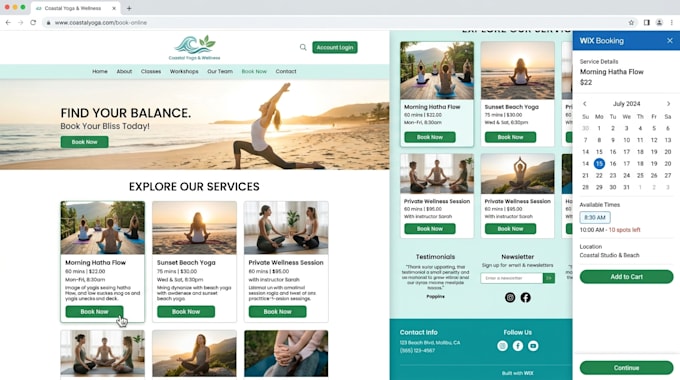 setup professional wix bookings scheduling and appointment system for businesses