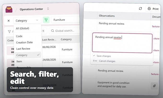 build a custom internal tool or dashboard for your business