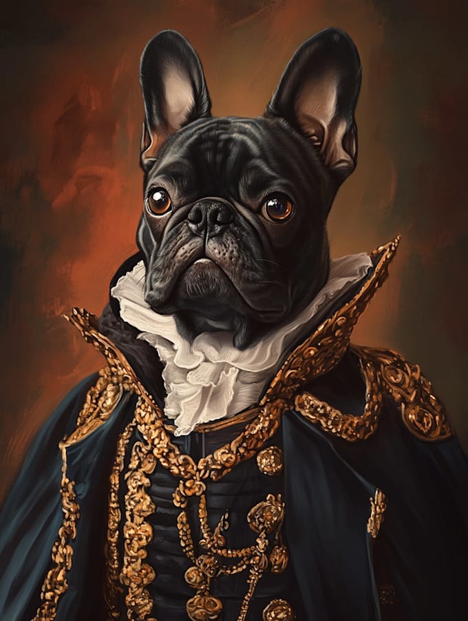 custom pet portrait, dog portrait, cat portrait